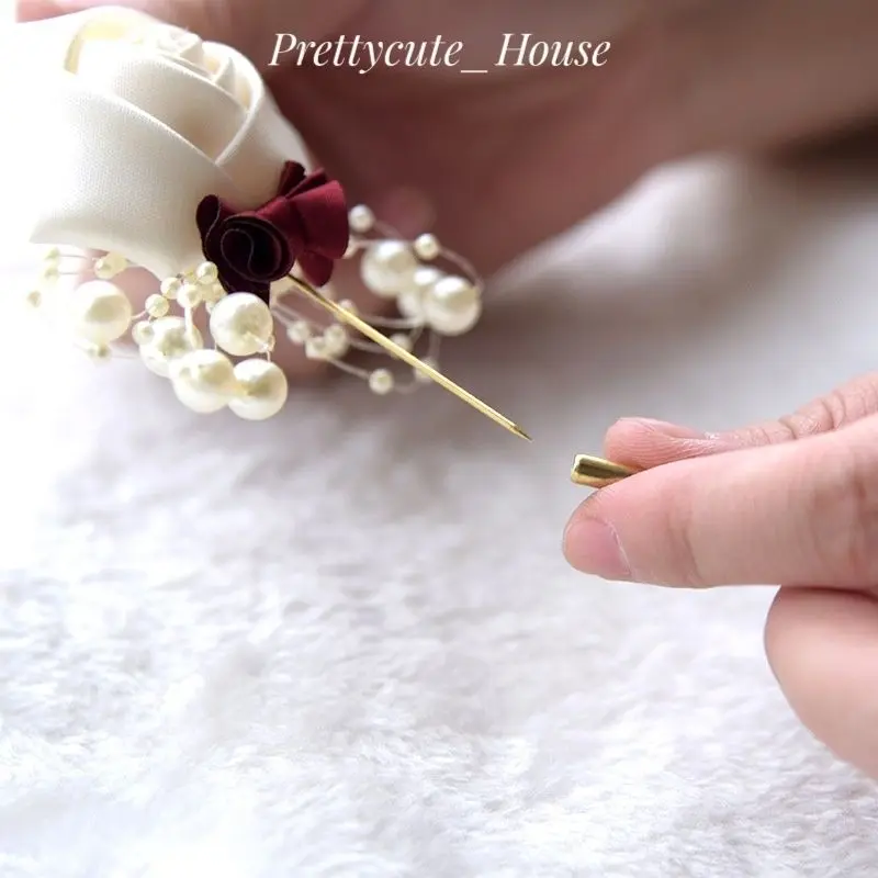 Corsage Jas / Buttonnoire / Bros Bunga Tuspin Hiasan /Flower brooch for Groom 2