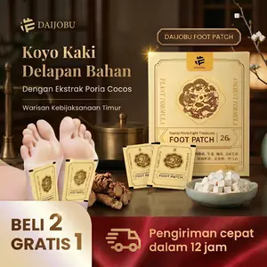 [COD] Daijobu Koyo Kaki Herbal Detoksifikasi Ginger Alami & Aman Menghilangkan Racun Tubuh Original Patch New