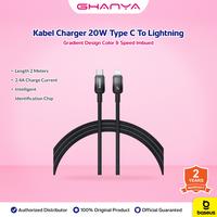 Gambar Baseus Kabel Data Discolor Series Type C to Lightning 2.4A Fast Charging 2 Meter - HITAM dari ghanya Kab. Tangerang 1 Tokopedia