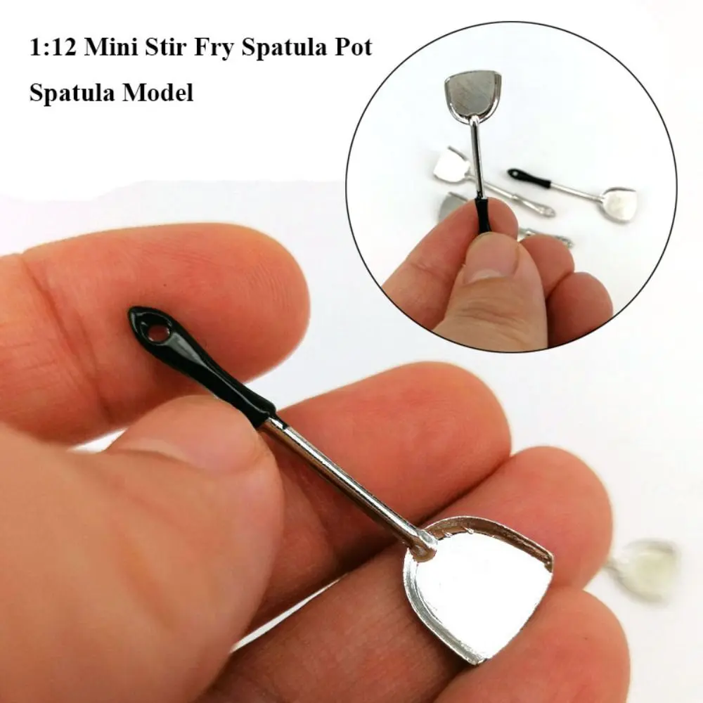 New 1:12 Miniature Stir Spoon Mini Multistyles Casserole Spatula DIY Accessories Miniature Dollhouse Decoration