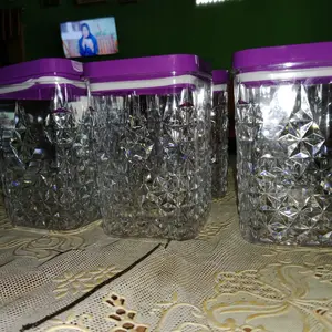 (6PCS)Toples Cantik mika Calista dengan kapasitas 1000ml & 800ml. et2