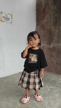 Product Review of (Exclusive Live Madina Putri)Setelan Rok Rempel Rok korean anak perempuan 8bulan-7tahun Katun Cewek Parsel from p**i y** 0