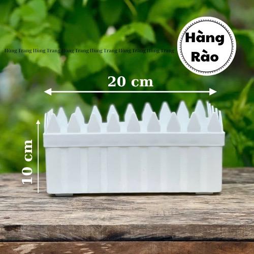 2 Cái Chậu Nhựa Hàng Rào Trồng Cây Dày Dặn Đủ Size