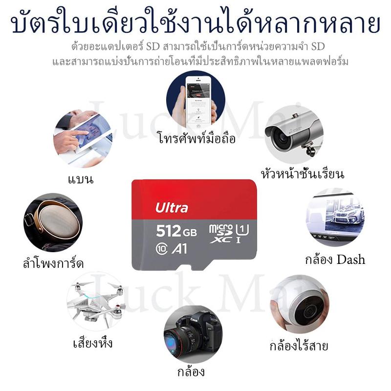 Thẻ nhớ MicroSDXC 32GB / 64G / 128GB / 256GB / 512GB Ultra A1 C10 U1 UHS-I…
