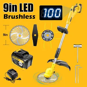 KEELAT KLM006 Brushless Lawn Mower 20V Telescopic Battery Lawn Mower Cordless Lawn Mower Electric Lawn Mower - 6.0Ah*1Batrai