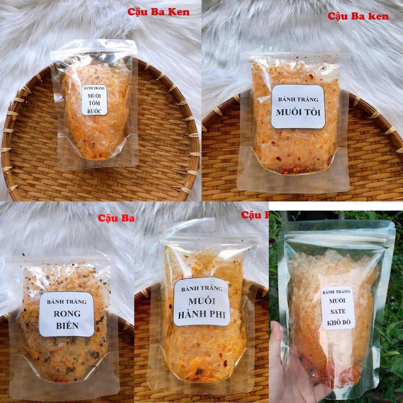 COMBO 10 BỊCH ( 5 VỊ  MỖI VỊ 2 BỊCH) 600G BÁNH TRÁNG TRỘN SẲN TÚI ZIP