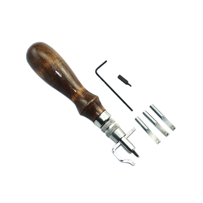Product Introduction of 7 in 1 Multipurpose Leather Craft Tool Sew&Crease Leather Edge Beveler Tool Set 31