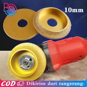 10mm Mata Pinggul Roda Gerinda Diamond Bevel Granit Profile Bullnose Granit Marmer Roda Mata Gerinda