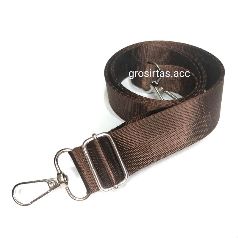 Product Introduction of LONGSTAP TALI POLIESTER KILAP Tali Tas Dompet Tali serbaguna lebar 2,5 cm aksesoris Nikel longstrap 3