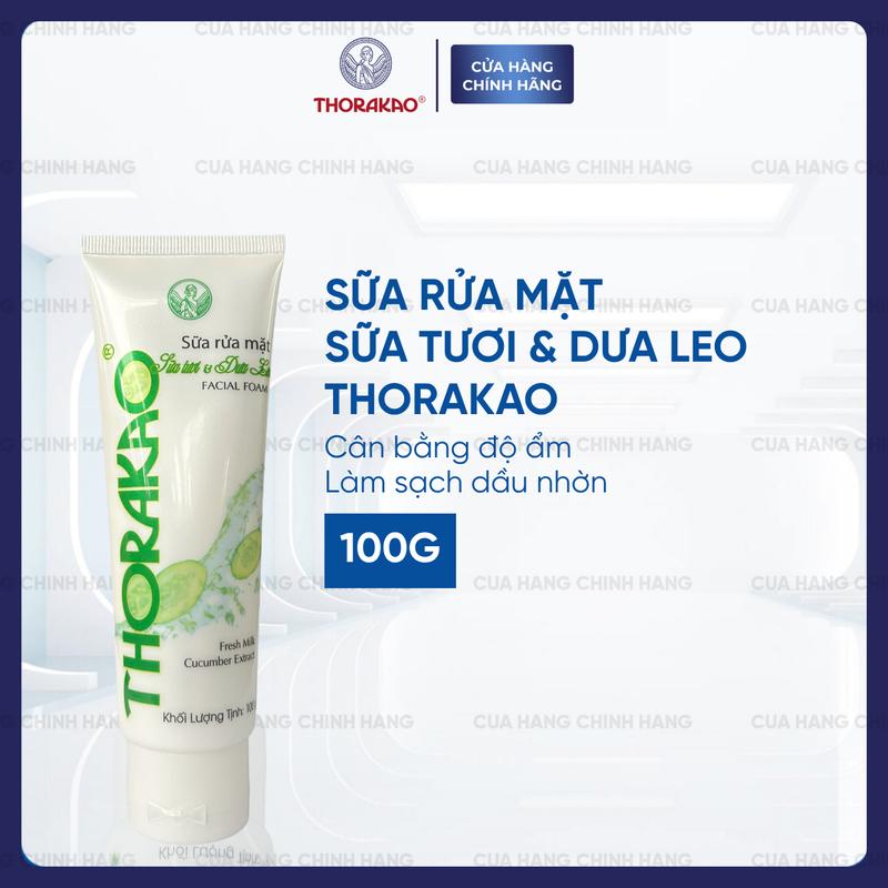 Sữa Rửa Mặt Thorakao Sữa Tươi Dưa Leo Tươi 100G