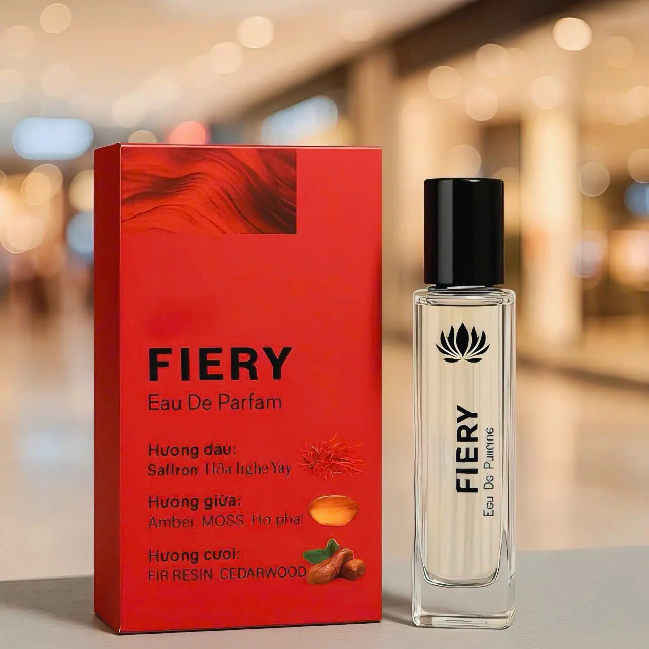 Nước hoa PURE N03 FIERY Tươi Mát Trẻ Trung 10ml