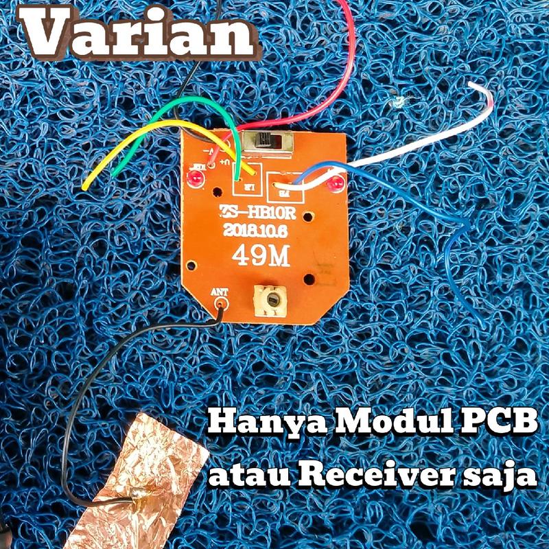 1 Set Remote Control + Modul + 2Unit Dinamo. Modul RC Transsmitter & Receiver 4 Channel 40 & 49 Mhz 4