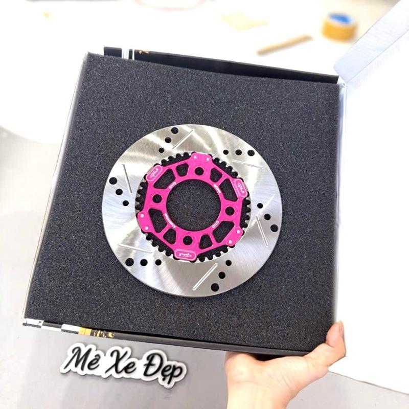 Đĩa thắng Ghracing RACE size 220mm 190mm gắn Vario125 vario150 Click Wave Future - 4 lỗ thông dụng