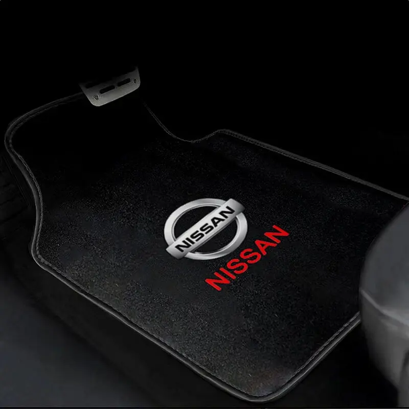Thảm Xe Hơi Thông Dụng Cho Nissan Almera Sylphy Sentra Navara Serena Teana X Trail March Terra Nv200 Juke Patrol Elgrand Tiida 307Z, Thảm Sàn Xe Hơi, Đồ Dùng Trang Trí Nội Thất Xe Hơi, Thảm Kiểu Thảm, Mới 1