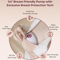 Gambar Momcozy Pompa ASI Wearable M5 Hands-Free, Flange DoubleFit Nyaman Seperti Hisapan Bayi, 3 Mode & 9 Level Hisap, 24mm, Isi 2 Pcs, Merah - Cozy Red-1 Count dari Momcozy Official Indonesia Kab. Tangerang 4 Tokopedia
