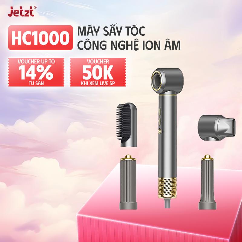 FLASH SALE Máy sấy tóc ion âm Jetzt Care HC1000 Women - Công nghệ chống bức xạ hiện đại an toàn cho trẻ em và phụ nữ có thai
