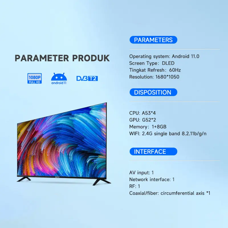 LIVE】Smart Animax 43inch TV LED 43 inch Full HD Ready Smart