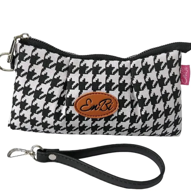 Dompet Pouch HP dan Uang by Enbi - Clutch Wanita Multifungsi dengan Bahan Kanvas Motif wristlet 6