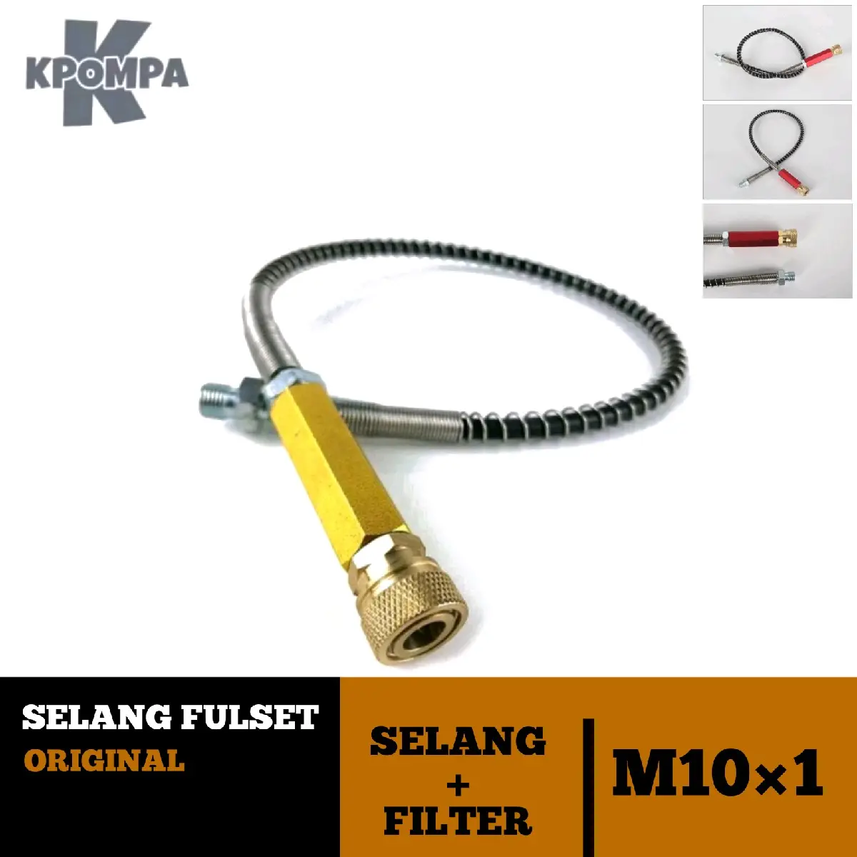 Selang pompa PCP fulset + filter, Sparepart pompa PCP