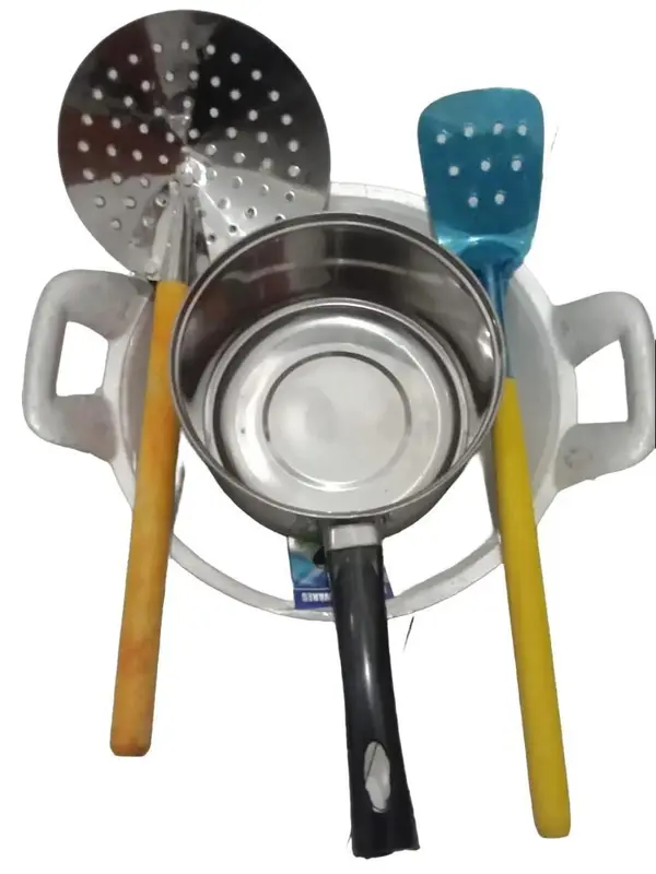 Paket Masak Lengkap Wajan Panci Serok Sutil Murah Alat Aluminium Buah Dapur Kitchenware 1