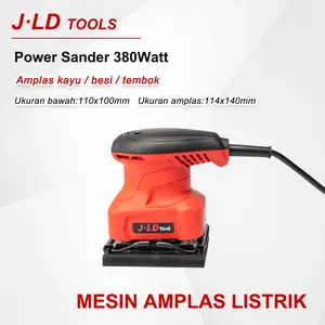 J.LD Mesin Amplas Kayu Listrik 4510 Finishing Sander Palm Sander Untuk Amplas Kayu, Besi dan Tembok Mesin Ampelas Elektrik Serbaguna