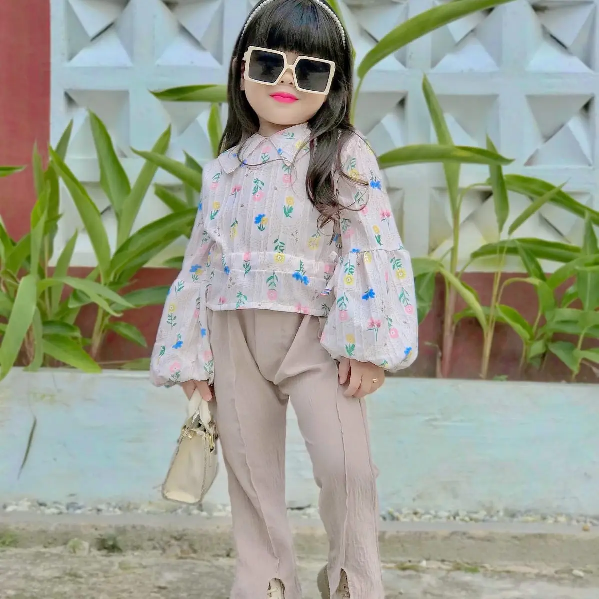 One Set Cutbray bahan  ledy Sofia Anak Perempuan 1-10 Tahun/Baju Anak Lebaran/Baju Anak hits/Ootd Baju Anak