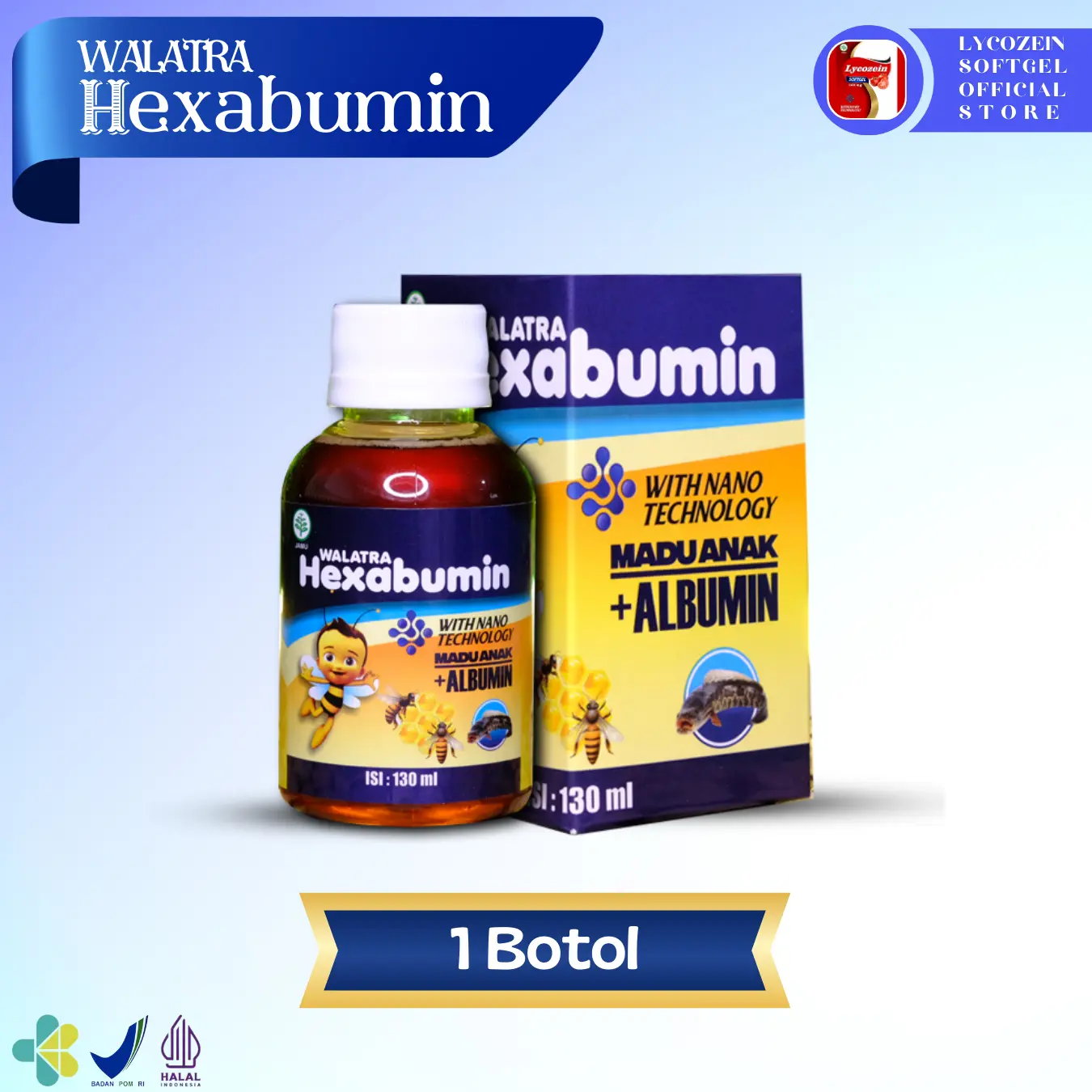 Hexabumin Madu Plus Albumin Untuk Anak With Nano Technology Suplemen Tumbuh Kembang Anak Masa Kini