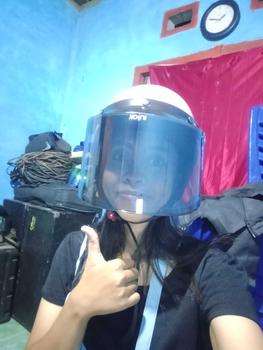 Product Review of Helm Bogo Setengah Chip Vespa Kendaraan Motorcycle from M**a 1