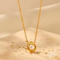 Gambar 【COD】Indalika Jewelry – KL84 Kalung Wanita Elegan Mewah, Desain Simple & Aesthetic Timeless dari INDALIKA JEWELRY Kota Tangerang Selatan 2 Tokopedia