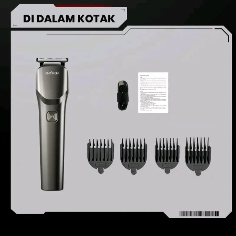 ENCHEN Beardo 2 Smart Trimmer Electric Shaver Type-C 5W 1200mAh Alat Cukur Elektrik Rambut Jenggot Pencukur Kumis 6