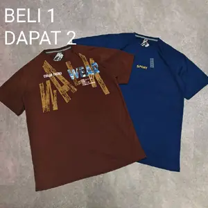 PROMO PUNCAK !!! 2+1 PREMIUM Harga Pabrik Kaos CAMPUR Premium Pria Wanita Bahan Adem halus Anti Kusut Santai