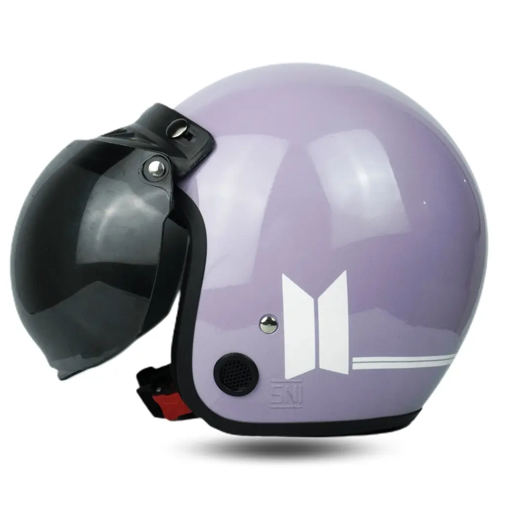 HELM BOGO RETRO DEWASA WANITA PRIA SNI MOTIF VIRAL Kaca Cembung