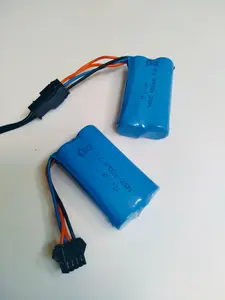 BATERAI MOBILAN RC TYPE 14500 / 7,4 V - 9000 MAH 4 PIN / 4 KABEL SOKET HITAM