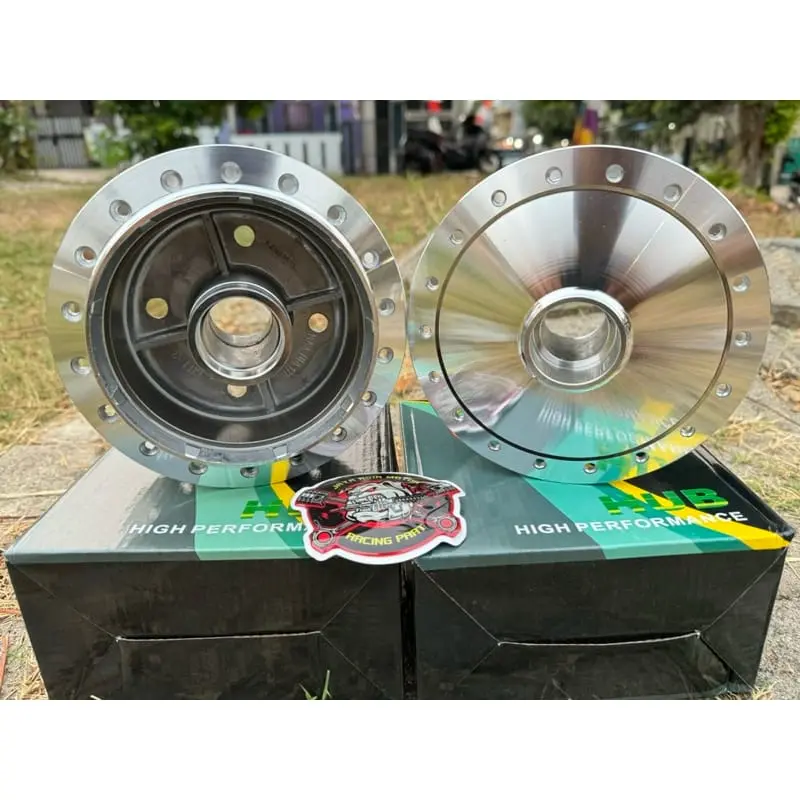 TROMOL GRAND LEGENDA SUPRA X 100 C70 WIN WARNA CHROME SEPASANG DEPAN BELAKANG