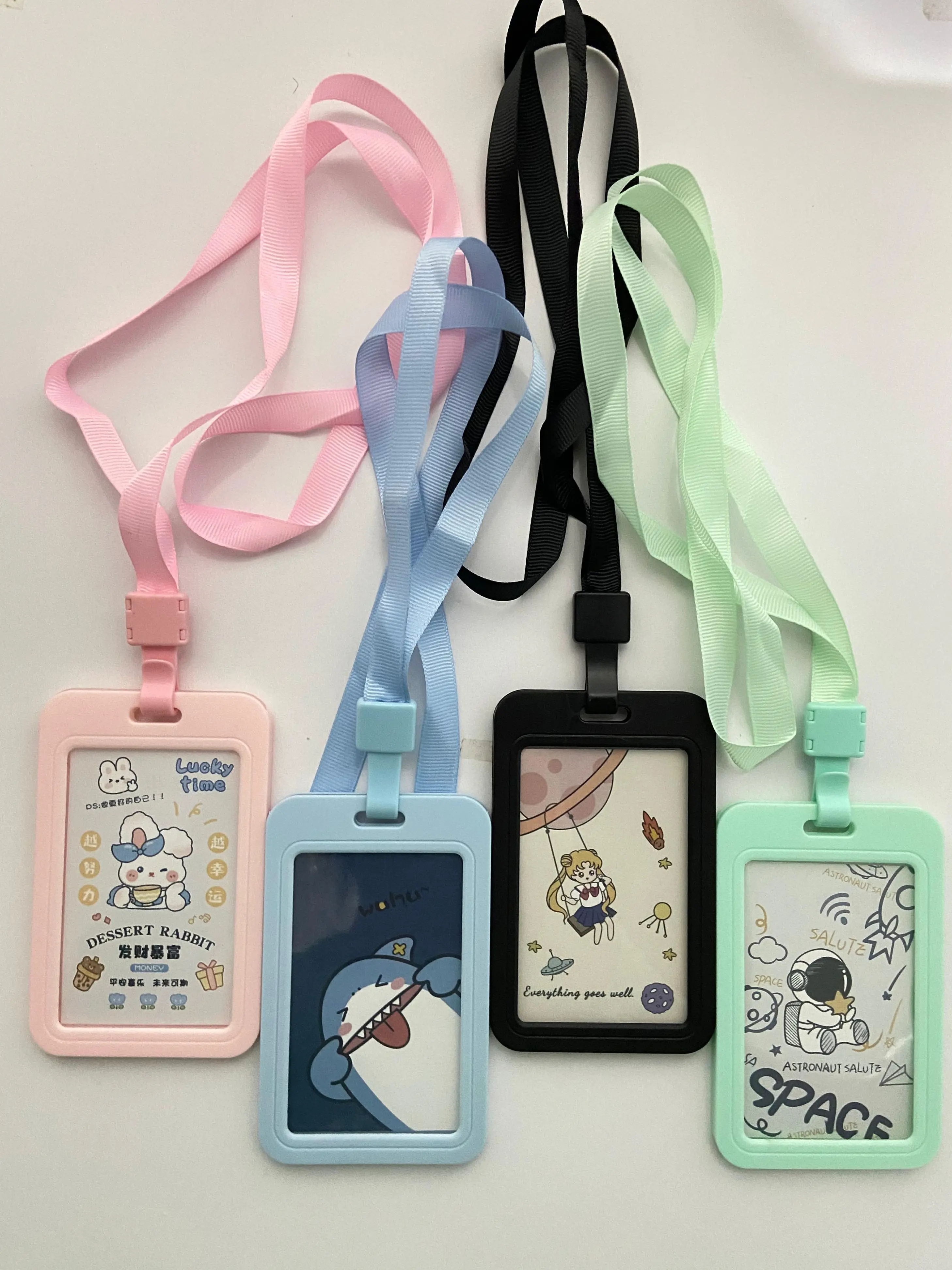 ID Card Kantor Sliding 2 Sisi Minimalis // Lanyard Tanda Pengenal ID Card