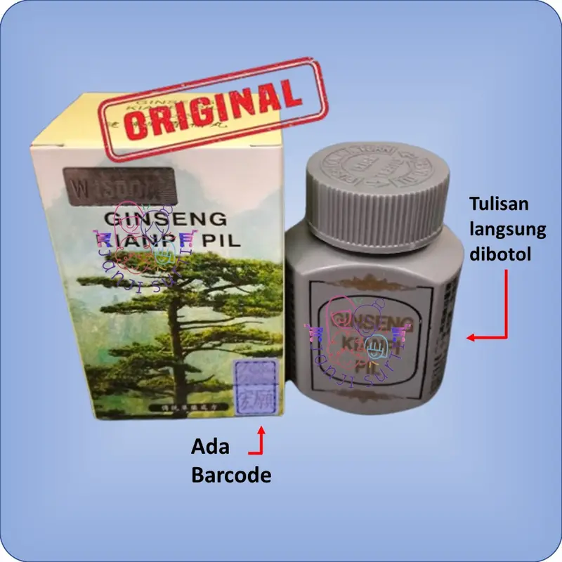 Kianpi Pil Botol Abu Original Wisdom Ready Stok 0