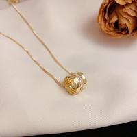 Gambar EAR PARTNER-Kalung Kaleidoskop Sarang Lebah Zirkonia Retro Prancis S925 untuk Wanita - Keanggunan Unik, Desain Stylish dan Sederhana, Rantai Klavikula - EMAS dari EAR PARTNER Kota Administrasi Jakarta Utara 4 Tokopedia