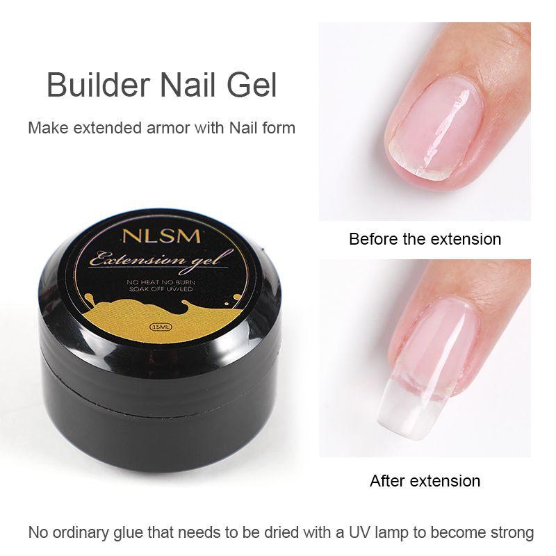 NLSM Builder Nail Gel Non Heat Strong Healthy 15ml / Builder Gel Extension Sambung Kuku Premium Japan 15ml 0