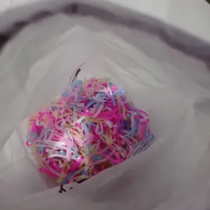 2000Pcs karet jepang free pouch ikat rambut karet Sintetis Harian Anak