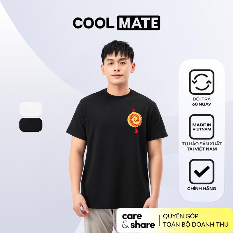 [POD] Áo Cotton Compact CARE SHARE In Lụa VỤN ART - TẾT RẮN RỎI VI- Coolmate