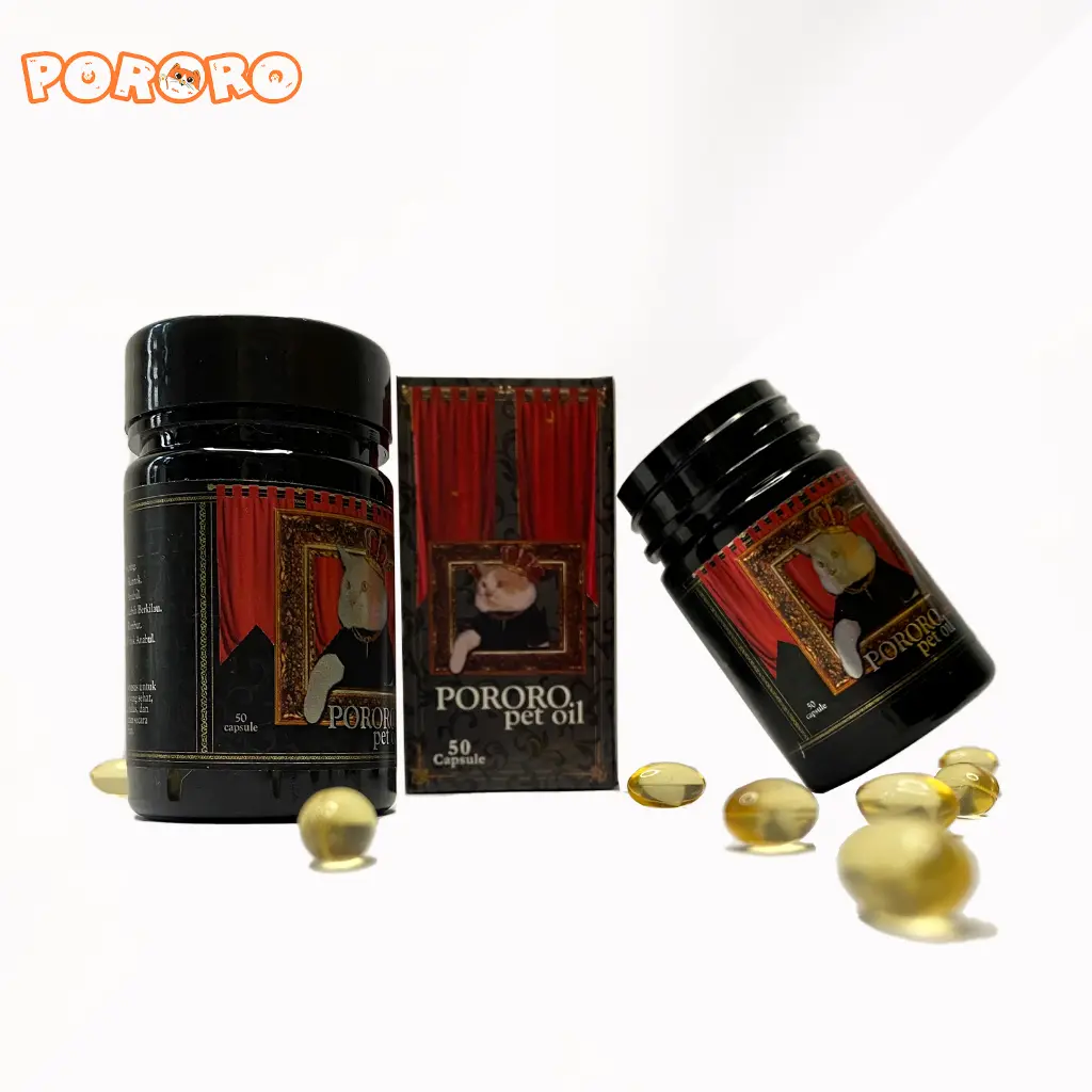 Pororo - Pet's Oil Vitamin Cats & Dogs isi 50 Capsule