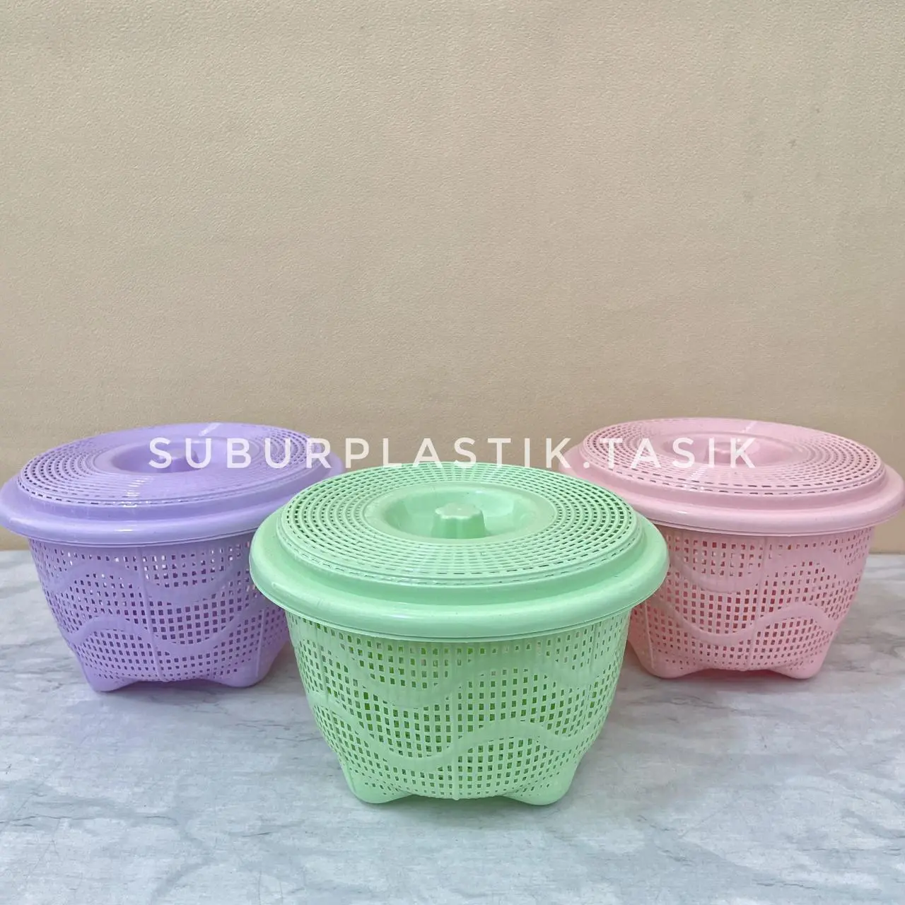 [12 pcs] Wakul Tutup Ravina Wangky Perlengkapan Rumah Tempat Penyimpanan Makanan Nasi Berkatan