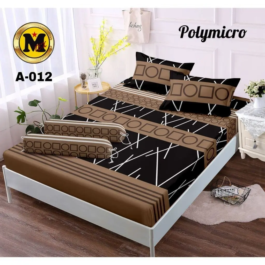 Sprei Homemade Viral Aesthetic Semua Ukuran 200x200 180x200 160x200 120x200 90x200 Kain Katun Sudut Karet 1 Set Sarung Bantal & Guling Motif Techno Terbaru Termurah Kekinian