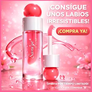 SANIYE LIP SHRUM Labios Llenos y Carnosos Suero Bálsamo Labial Hidratante con Vitamina E Hidratante y Reparador para Labios Irresistibles Hidratación de larga duración，Aceite labial afrutado