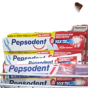 Pepsodent Pasta Gigi Brilian dengan Double Kalsium Pencegah Gigi Berlubang 10X Lebih Kuat