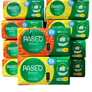 Paketan 10 pcs tisu wajah paseo 540 helai 3 ply