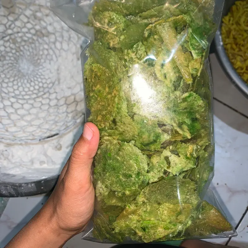 Kripca cabe hijau dan extra pedas Cemilan 250gr 2
