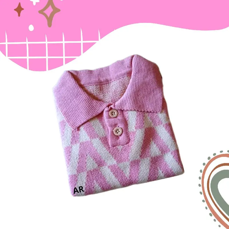 Baju Rajut Polo Anak Unisex Usia 1-6 Tahun knitted premium Anak-Anak Laki-Laki 3