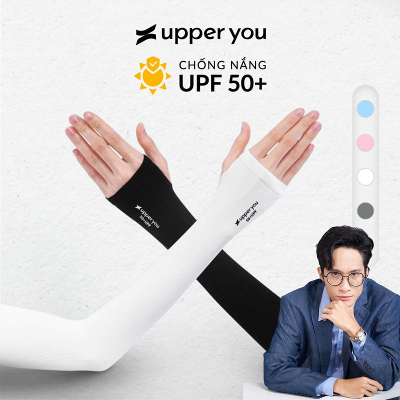 [LÉP] Găng Tay Chống Nắng/UV Xỏ Ngón Cao Cấp UPF50+ UPPER YOU Thun Lạnh Co Giãn 4 Chiều - OTX01