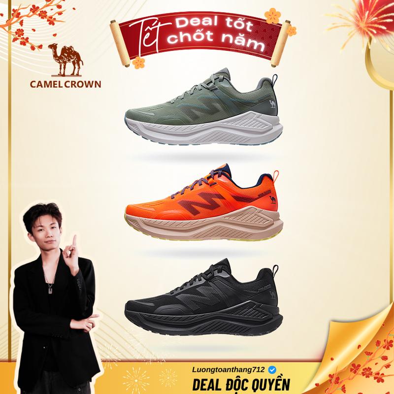 [Độc quyền Luongtoanthang712, Tặng Tất] Giày Sneakers Giày Chạy Bộ, CAMEL CROWN, Giày Chạy Bộ Cho Nam,  Giày Thể Thao Thường Ngày K14B097038